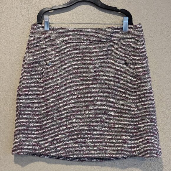 Ann Taylor Loft * Textured Pencil Skirt * Size 6 - Picture 1 of 6